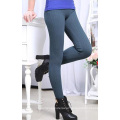 Womens Pattern Thick Velvet Seamless Leggings In Winter